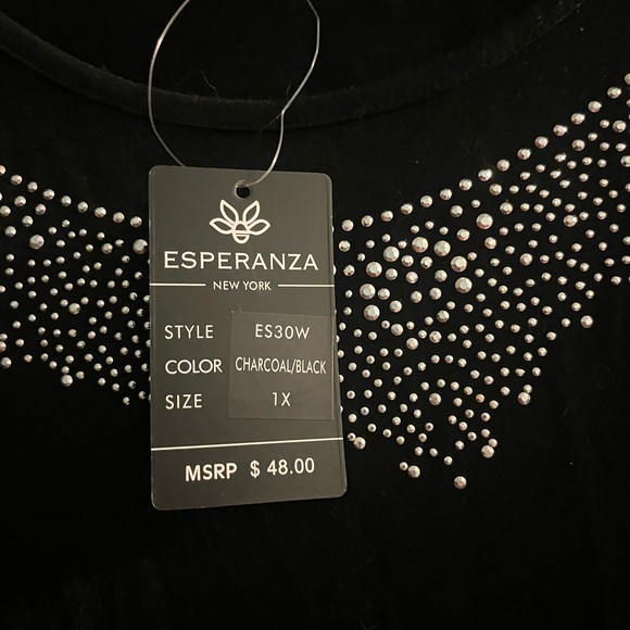 Women’s black dress size 1x fits like a large - Picture 3 of 3